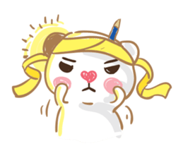 artist bear sticker #6314401