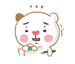 artist bear sticker #6314404