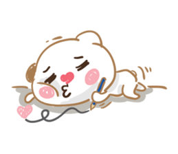 artist bear sticker #6314405