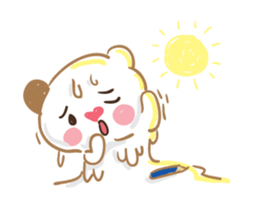 artist bear sticker #6314406