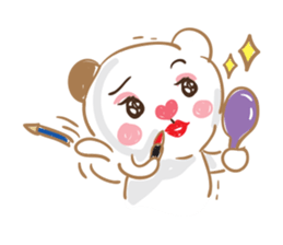 artist bear sticker #6314407