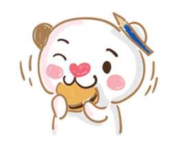 artist bear sticker #6314410