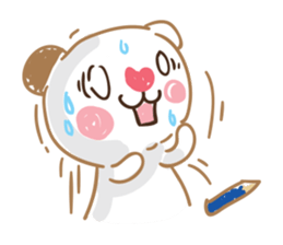 artist bear sticker #6314431