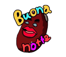 Piglet!Child raccoon dog!!Bean!!! sticker #6314482