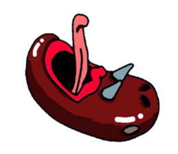 Piglet!Child raccoon dog!!Bean!!! sticker #6314487