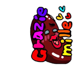 Piglet!Child raccoon dog!!Bean!!! sticker #6314494