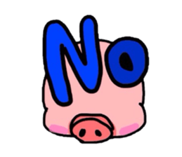 Piglet!Child raccoon dog!!Bean!!! sticker #6314497