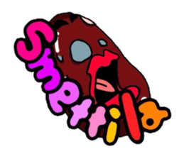 Piglet!Child raccoon dog!!Bean!!! sticker #6314498