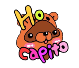 Piglet!Child raccoon dog!!Bean!!! sticker #6314504