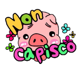 Piglet!Child raccoon dog!!Bean!!! sticker #6314505