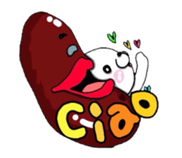 Piglet!Child raccoon dog!!Bean!!! sticker #6314519