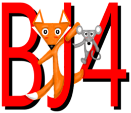 Origami fox sticker #6314755