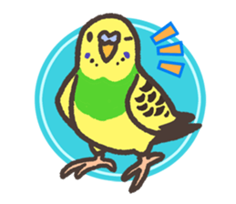 Budgerigars5 sticker #6315106