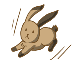 Calico cat & Brown Bunny & Snow Bird sticker #6315539