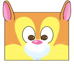 Squared sticker #6315826