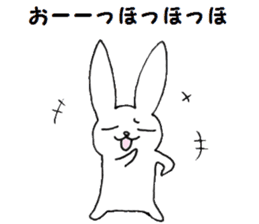 A rabbit sticker sticker #6316748