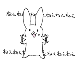 A rabbit sticker sticker #6316754
