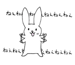 A rabbit sticker sticker #6316754