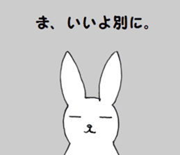 A rabbit sticker sticker #6316785