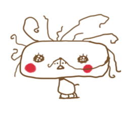 HairLion by owabird sticker #6316961