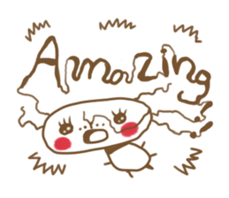 HairLion by owabird sticker #6316988