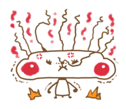 HairLion by owabird sticker #6316991