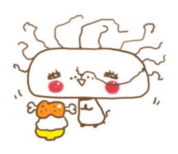 HairLion by owabird sticker #6316992