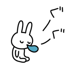 The Sound rabbit sticker #6317125