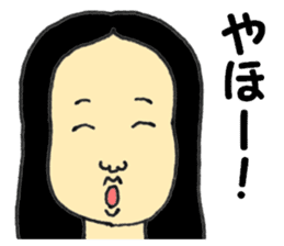 Japanese old-fashioned beautiful woman sticker #6317164