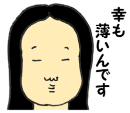 Japanese old-fashioned beautiful woman sticker #6317185