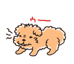 Gesture of dog Sticker sticker #6317442