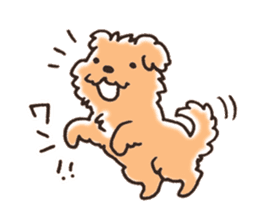 Gesture of dog Sticker sticker #6317446