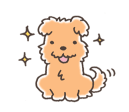 Gesture of dog Sticker sticker #6317452