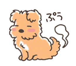 Gesture of dog Sticker sticker #6317455