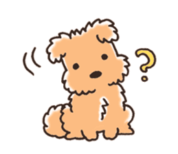 Gesture of dog Sticker sticker #6317460