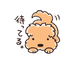 Gesture of dog Sticker sticker #6317478