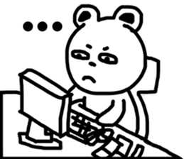 Small bear Lovers sticker #6317582