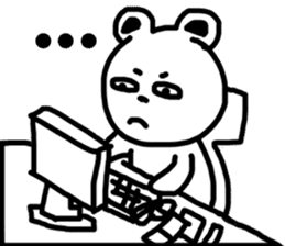 Small bear Lovers sticker #6317582