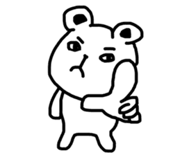 Small bear Lovers sticker #6317589