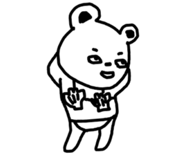 Small bear Lovers sticker #6317590