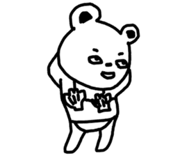 Small bear Lovers sticker #6317590