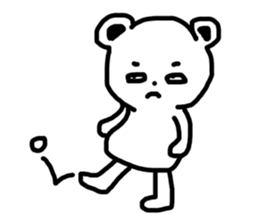 Small bear Lovers sticker #6317592