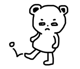 Small bear Lovers sticker #6317592