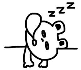 Small bear Lovers sticker #6317593