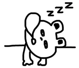 Small bear Lovers sticker #6317593