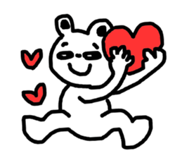 Small bear Lovers sticker #6317594