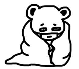Small bear Lovers sticker #6317598