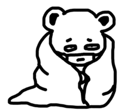 Small bear Lovers sticker #6317598