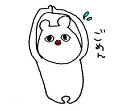 Tokorozawa Kevin resembling a bear sticker #6317643