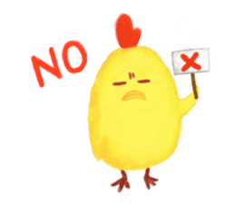 Chicken Joy in working day sticker #6318081